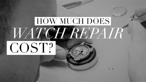 watch repair costs uk